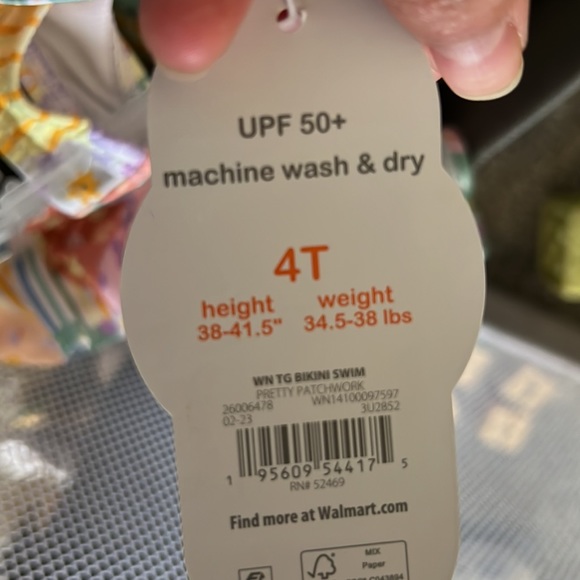 Wonder Nation Toddler Two-Piece Swimsuit Size 2T NWT - Picture 9 of 9